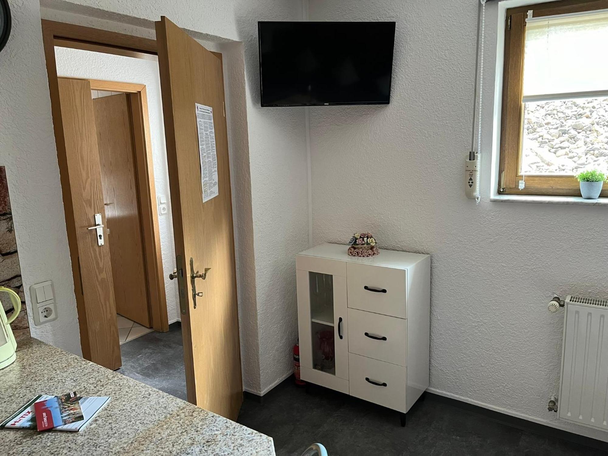 Ferienwohnung Hoppelnase Mit Eigener Sauna Langenstein Exterior photo
