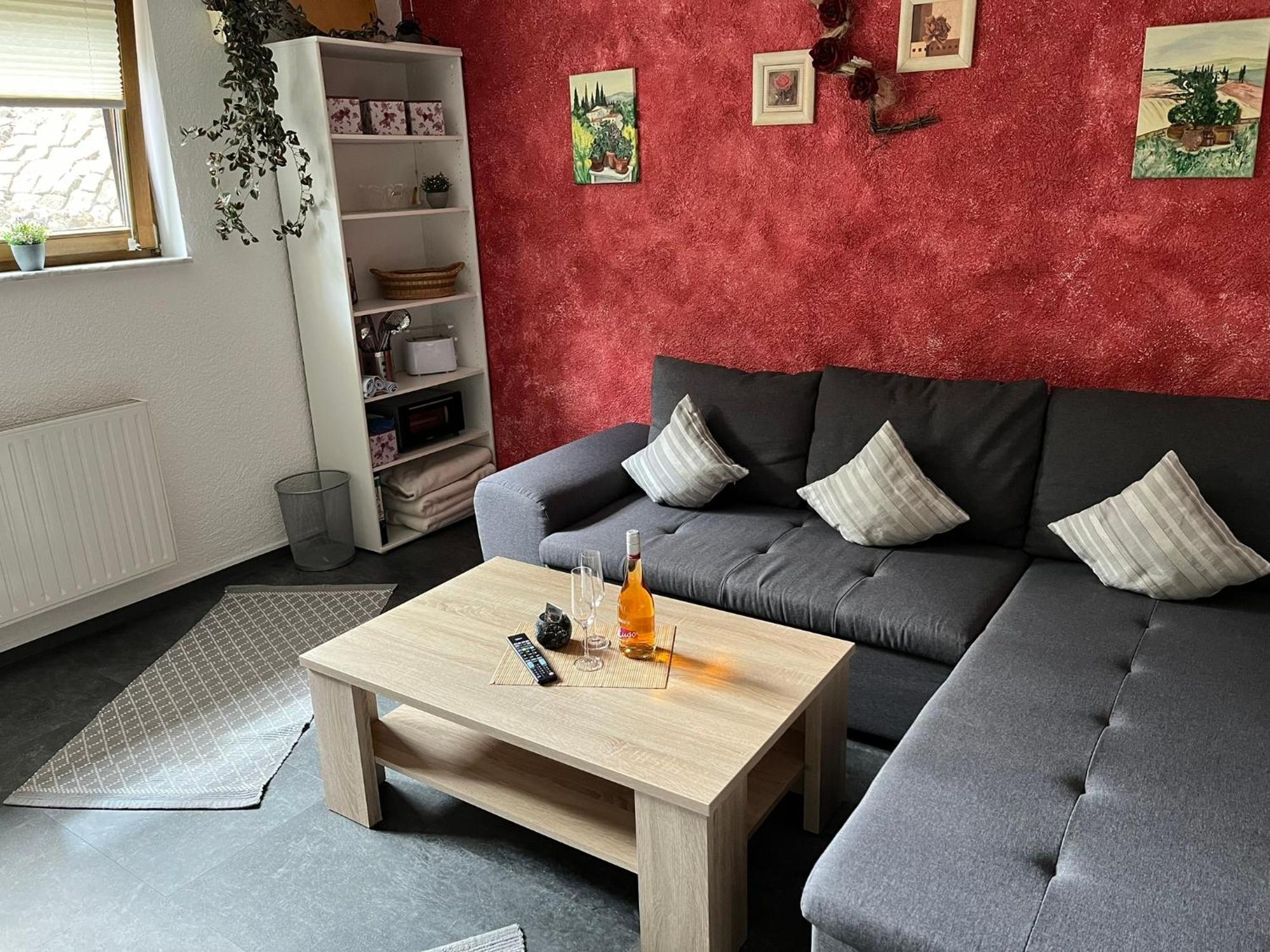 Ferienwohnung Hoppelnase Mit Eigener Sauna Langenstein Exterior photo